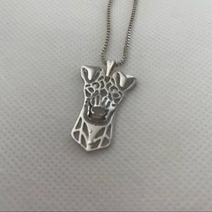 Silver Dog Necklace